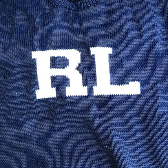 Ralph Lauren Navy Blue Sweater - Picture 11 of 13